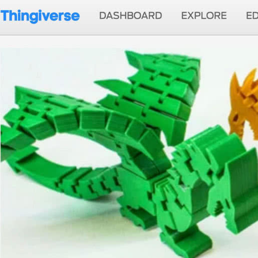 Каталог 3D моделей Thingiverse